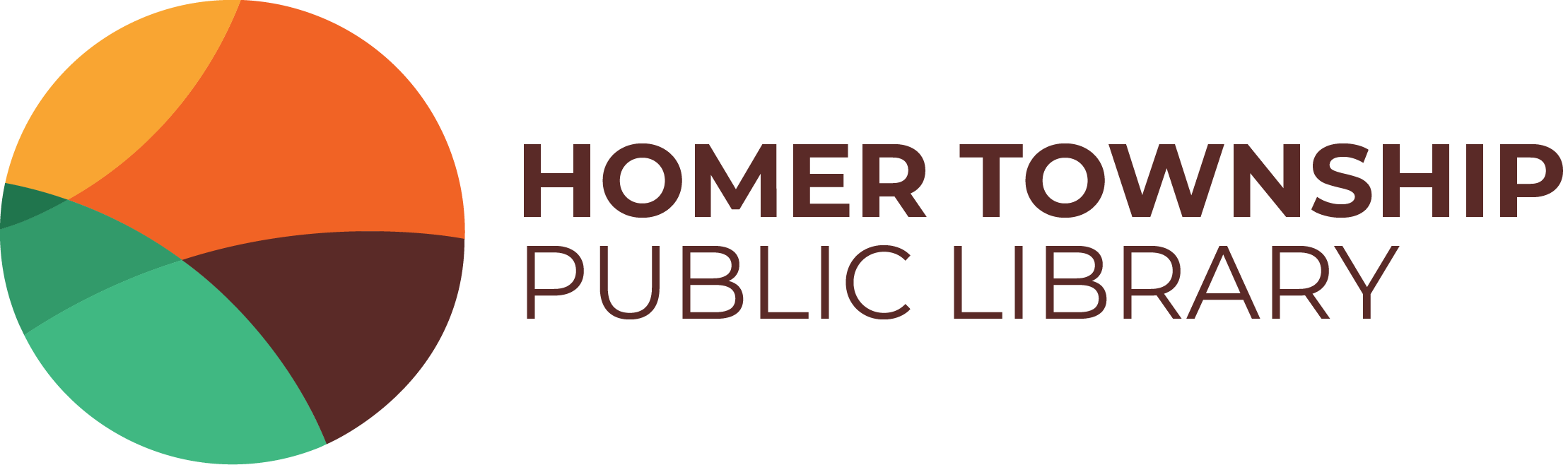 Homer Township Public Library horizontal logo