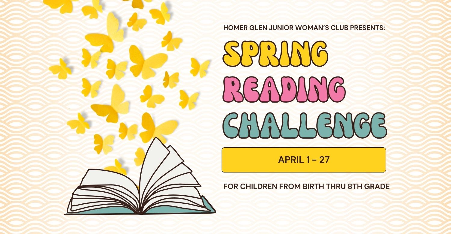 Spring Reading Challenge for ages birth through 8th Grade