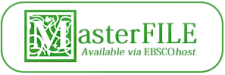 MasterFILE, Available via EBSCOhost logo