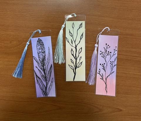 Watercolor Bookmarks 