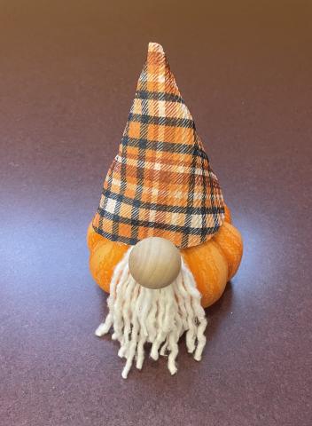 A gnome pumpkin!