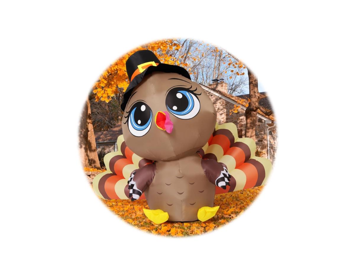 cute turkey dressed as a pilgrim 