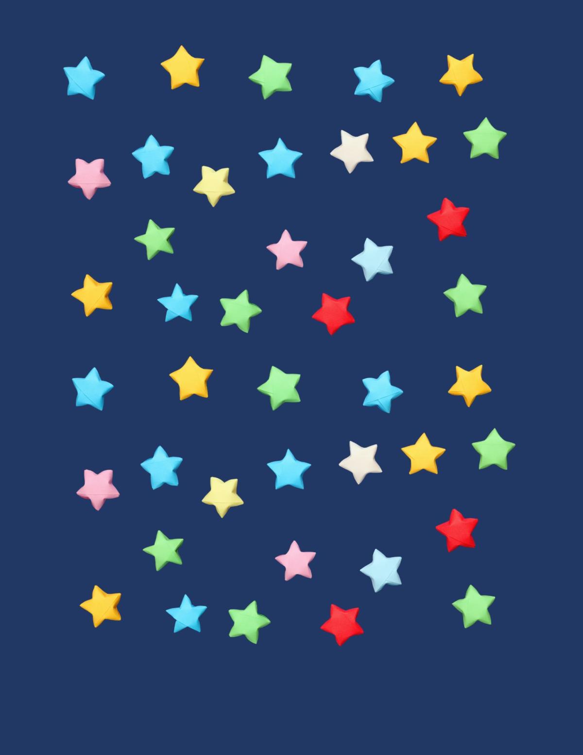 Origami stars 