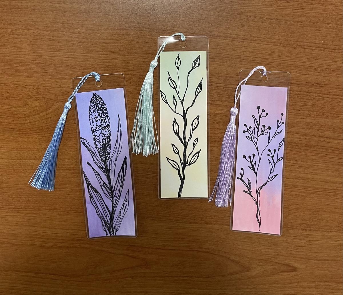 Watercolor Bookmarks 