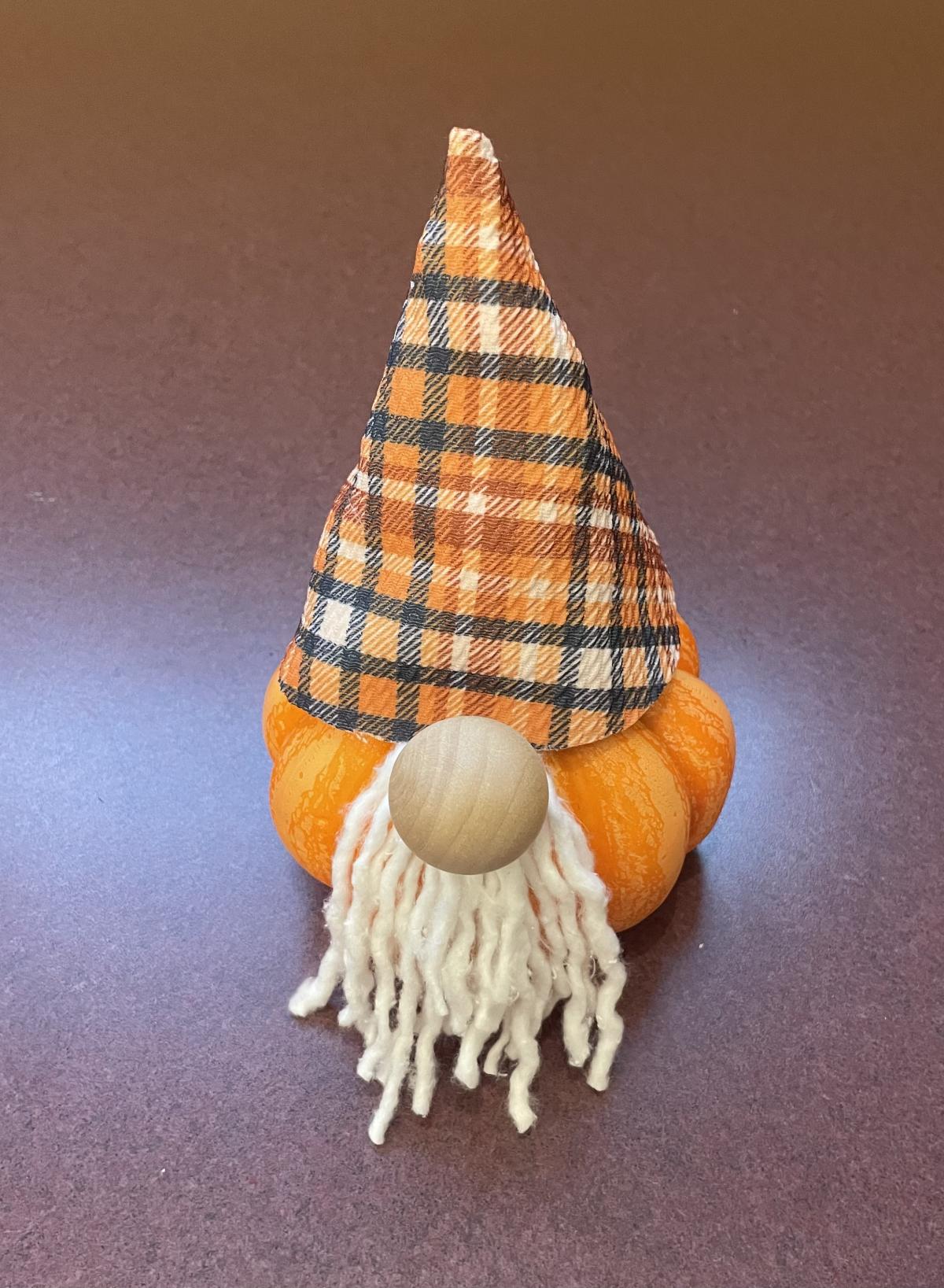 A gnome pumpkin!